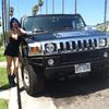 posing with my h2 hummer 2012 in los angeles ca !